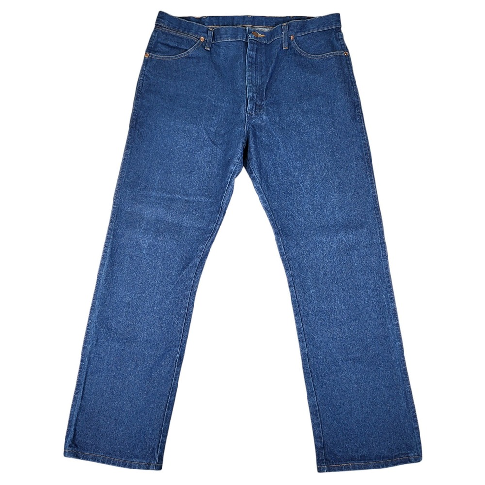 Wrangler Jeans Mens 38x31 Original Fit Cowboy Cut Straight Leg Blue Denim 13MWZ